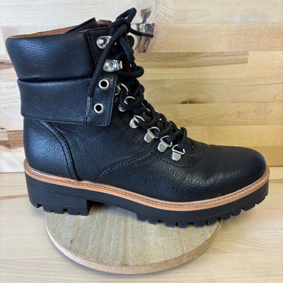 Indigo rd Shoes - Indigo rd. Black Lace Up Combat Boots W8